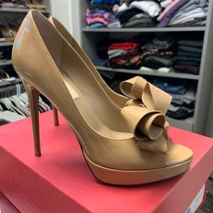 Valentino Couture Bow Platform Pump